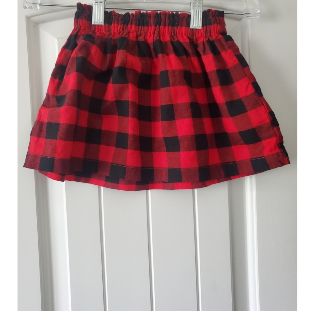 Baby Gap Buffalo Plaid skirt size 3 years